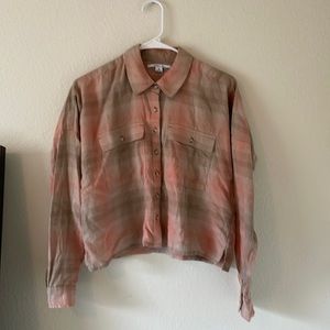 O’Neill cropped flannel